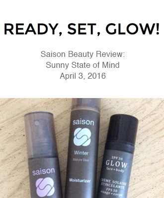 Saison Organic Skincare in Ready Set Glow